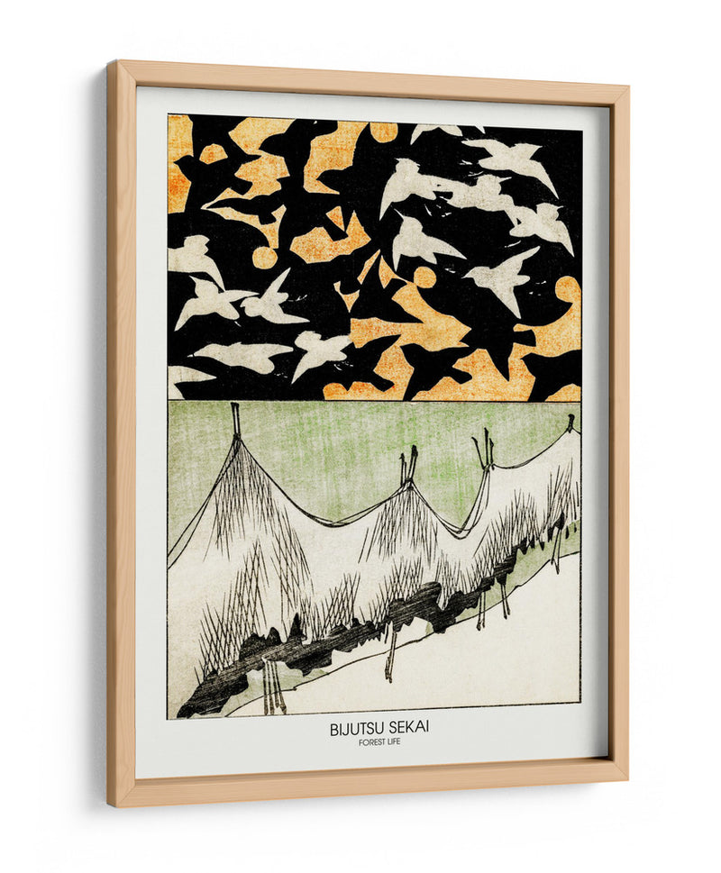 Vida en el bosque - Bijutsu Sekai | Cuadro decorativo de Canvas Lab