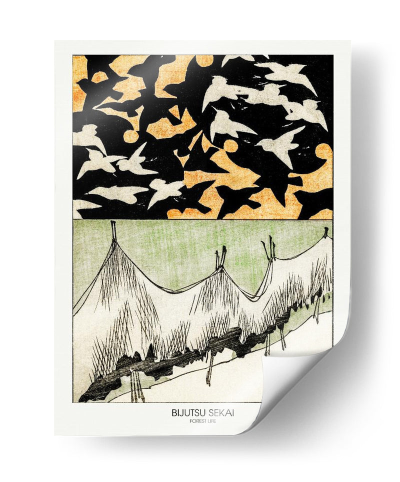 Vida en el bosque - Bijutsu Sekai | Cuadro decorativo de Canvas Lab