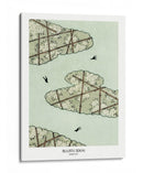 Cielo verde - Bijutsu Sekai | Cuadro decorativo de Canvas Lab