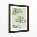 Cielo verde - Bijutsu Sekai | Cuadro decorativo de Canvas Lab