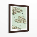 Cielo verde - Bijutsu Sekai | Cuadro decorativo de Canvas Lab