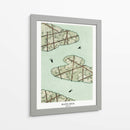 Cielo verde - Bijutsu Sekai | Cuadro decorativo de Canvas Lab