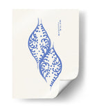 Bloque de madera azul 2 - Yatsuo No Tsubaki | Cuadro decorativo de Canvas Lab