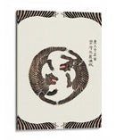 Tigres xilográficos de Yatsuo No Tsubaki (Ed. creativa)) - Taguchi Tomoki | Cuadro decorativo de Canvas Lab