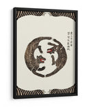 Tigres xilográficos de Yatsuo No Tsubaki (Ed. creativa)) - Taguchi Tomoki | Cuadro decorativo de Canvas Lab