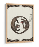 Tigres xilográficos de Yatsuo No Tsubaki (Ed. creativa)) - Taguchi Tomoki | Cuadro decorativo de Canvas Lab
