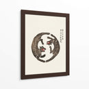 Xilografía de tigres de Yatsuo No Tsubaki - Taguchi Tomoki | Cuadro decorativo de Canvas Lab