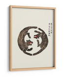 Xilografía de tigres de Yatsuo No Tsubaki - Taguchi Tomoki | Cuadro decorativo de Canvas Lab