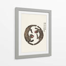 Xilografía de tigres de Yatsuo No Tsubaki - Taguchi Tomoki | Cuadro decorativo de Canvas Lab