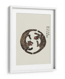 Xilografía de tigres de Yatsuo No Tsubaki - Taguchi Tomoki | Cuadro decorativo de Canvas Lab