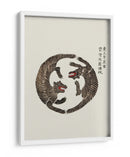 Xilografía de tigres de Yatsuo No Tsubaki - Taguchi Tomoki | Cuadro decorativo de Canvas Lab