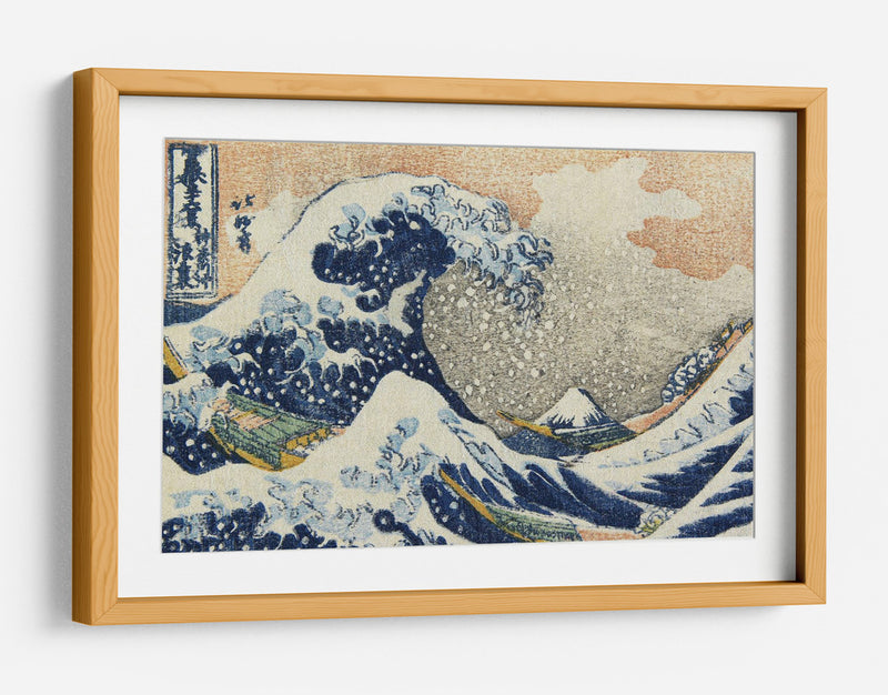La gran ola de Kanagawa de Hokusai (1830 1833) - Katsushika Hokusai | Cuadro decorativo de Canvas Lab