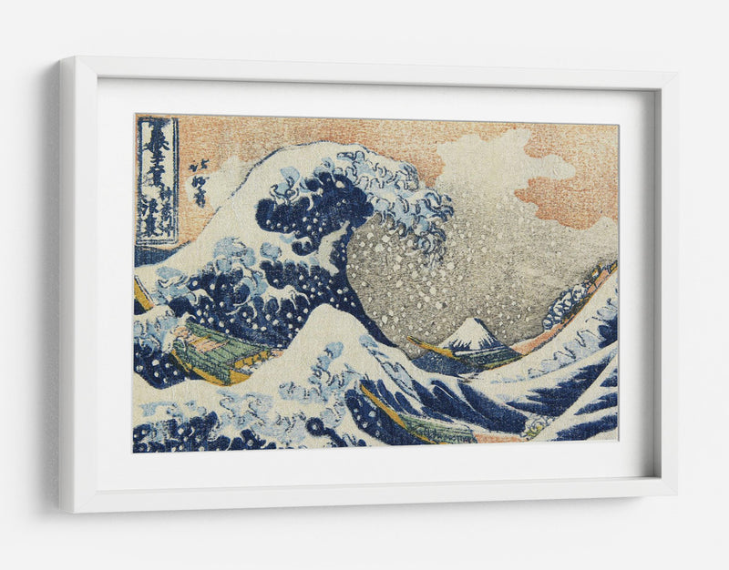 La gran ola de Kanagawa de Hokusai (1830 1833) - Katsushika Hokusai | Cuadro decorativo de Canvas Lab