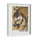 Tigre emergiendo del bambú (siglo XVIII) I -  Katayama Yokoku | Cuadro decorativo de Canvas Lab