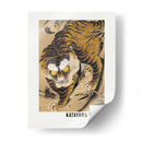Tigre emergiendo del bambú (siglo XVIII) I -  Katayama Yokoku | Cuadro decorativo de Canvas Lab
