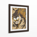 Tigre saliendo de bambú (siglo XVIII) II -  Katayama Yokoku | Cuadro decorativo de Canvas Lab