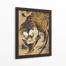 Tigre saliendo de bambú (siglo XVIII) II -  Katayama Yokoku | Cuadro decorativo de Canvas Lab