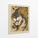 Tigre saliendo de bambú (siglo XVIII) II -  Katayama Yokoku | Cuadro decorativo de Canvas Lab
