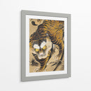 Tigre saliendo de bambú (siglo XVIII) II -  Katayama Yokoku | Cuadro decorativo de Canvas Lab