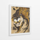 Tigre saliendo de bambú (siglo XVIII) II -  Katayama Yokoku | Cuadro decorativo de Canvas Lab