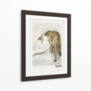 Póster de Arte Tigre Rugiente - Ohara Koson | Cuadro decorativo de Canvas Lab