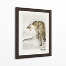 Póster de Arte Tigre Rugiente - Ohara Koson | Cuadro decorativo de Canvas Lab