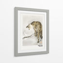Póster de Arte Tigre Rugiente - Ohara Koson | Cuadro decorativo de Canvas Lab