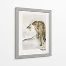 Póster de Arte Tigre Rugiente - Ohara Koson | Cuadro decorativo de Canvas Lab