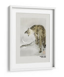 Póster de Arte Tigre Rugiente - Ohara Koson | Cuadro decorativo de Canvas Lab