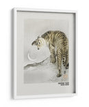 Póster de Arte Tigre Rugiente - Ohara Koson | Cuadro decorativo de Canvas Lab