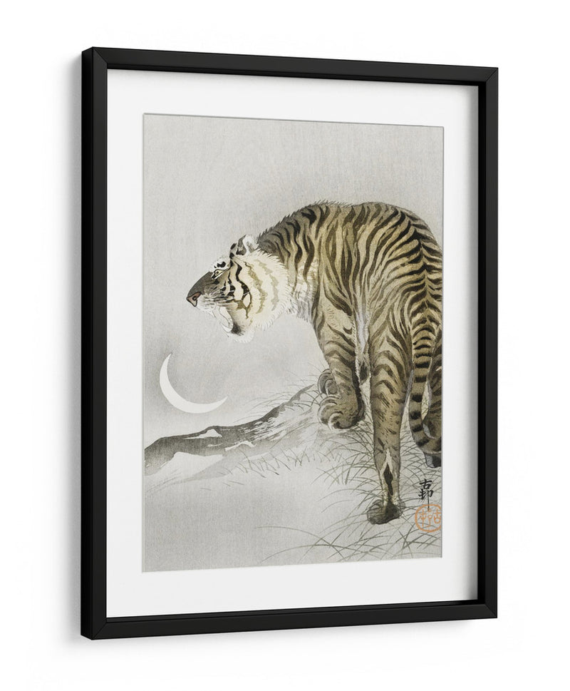 Tigre Rugiente - Ohara Koson | Cuadro decorativo de Canvas Lab