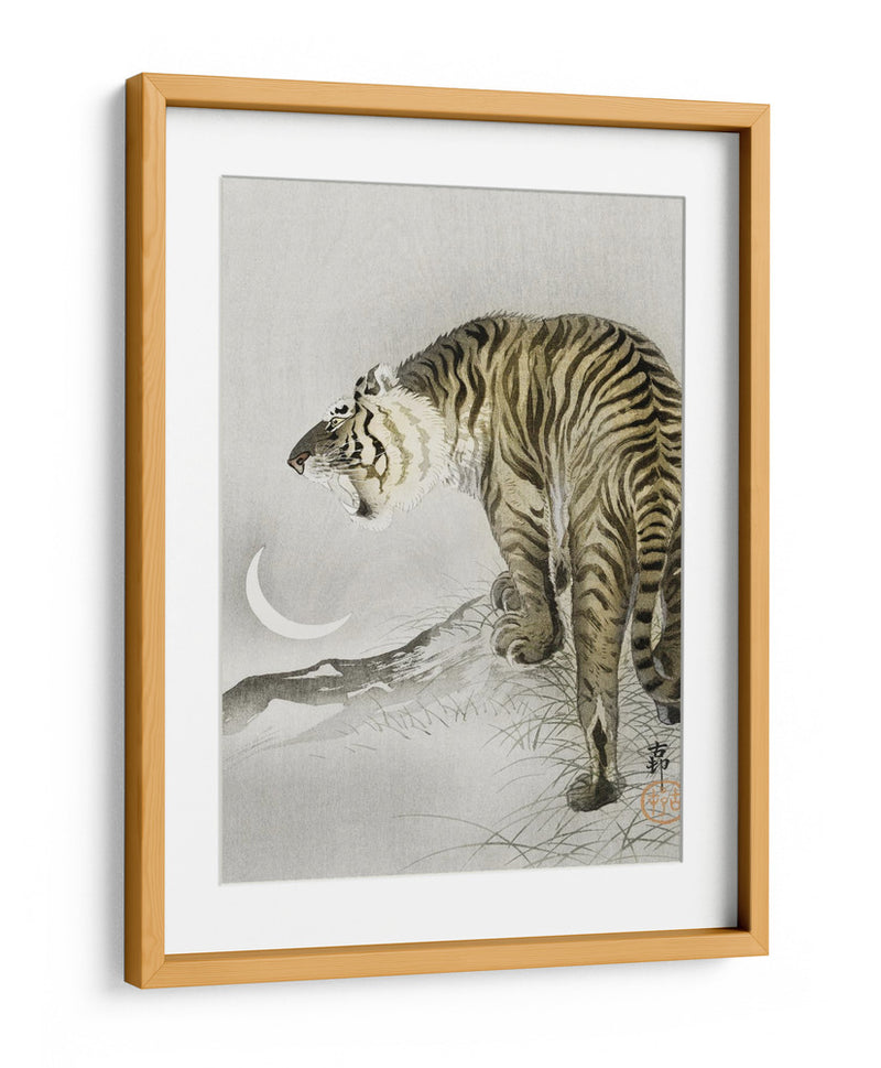 Tigre Rugiente - Ohara Koson | Cuadro decorativo de Canvas Lab