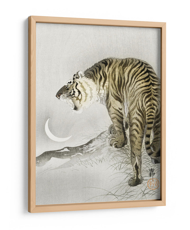 Tigre Rugiente - Ohara Koson | Cuadro decorativo de Canvas Lab