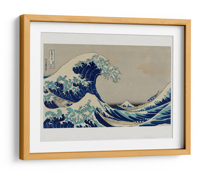 La ola - Kanagawa Oki Nami Ura - Katsushika Hokusai | Cuadro decorativo de Canvas Lab