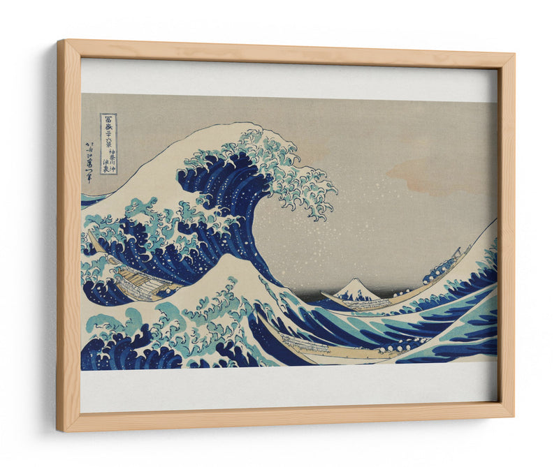 La ola - Kanagawa Oki Nami Ura - Katsushika Hokusai | Cuadro decorativo de Canvas Lab