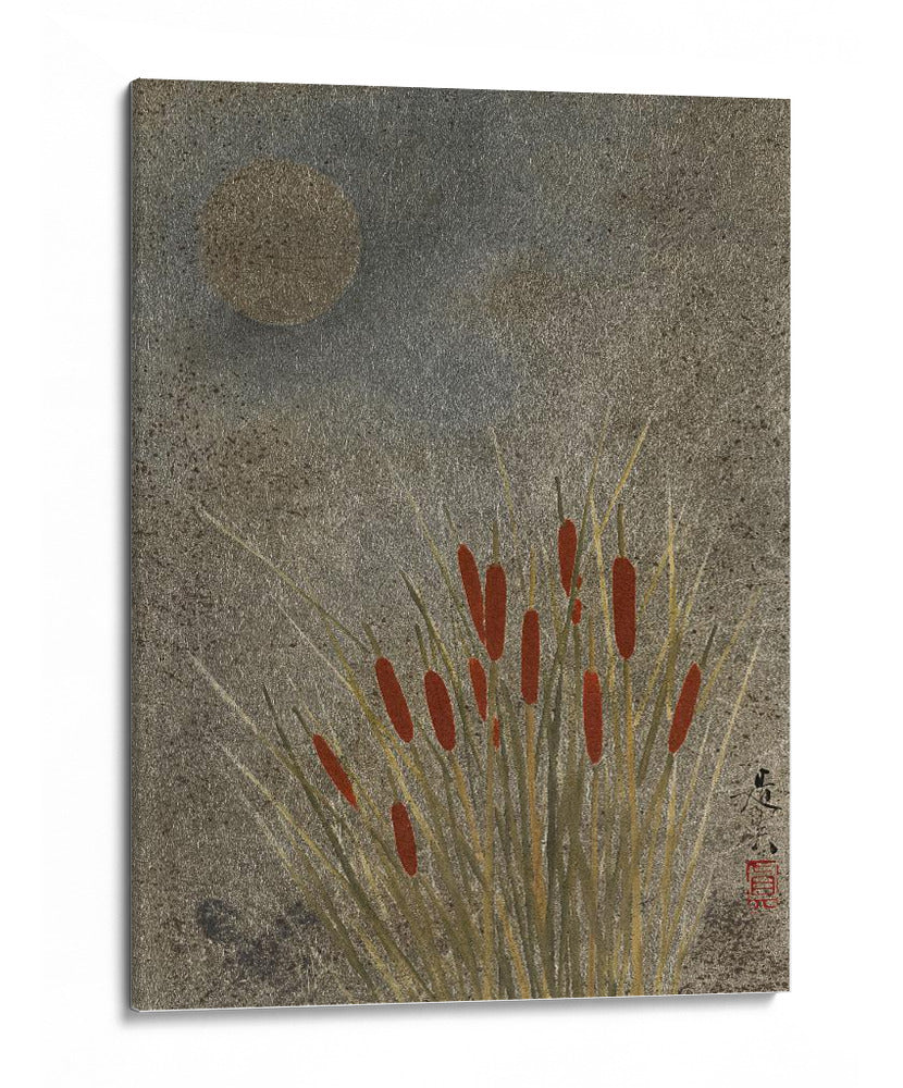 Campo de hierba japonés de noche (1807a1891) Completo - Shibata Zeshin | Cuadro decorativo de Canvas Lab