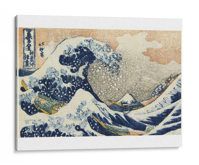 Bajo la Ola de Kanagawa (1830 1833) - Katsushika Hokusai | Cuadro decorativo de Canvas Lab
