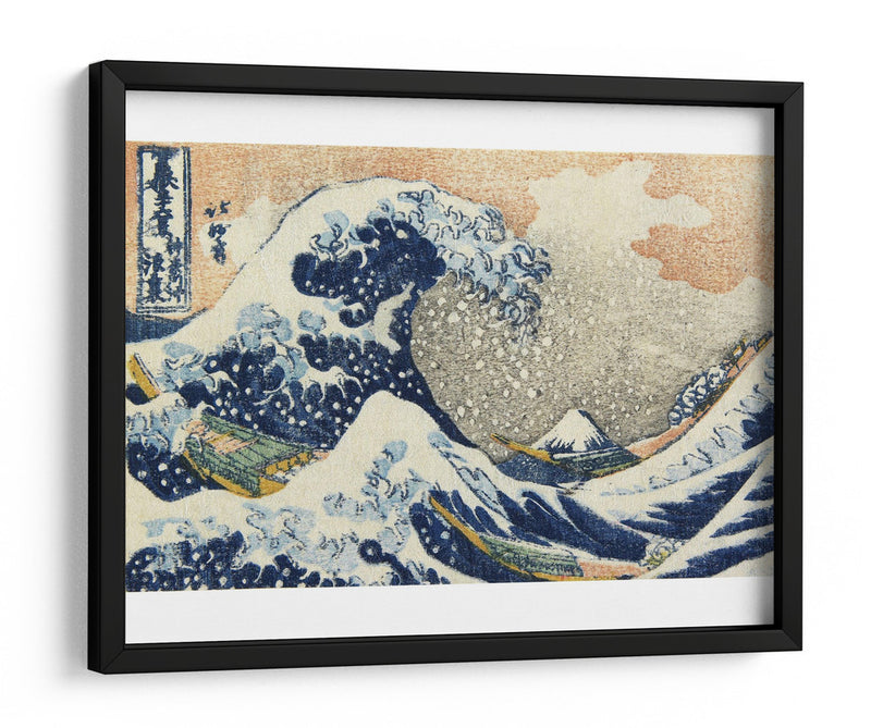 Bajo la Ola de Kanagawa (1830 1833) - Katsushika Hokusai | Cuadro decorativo de Canvas Lab