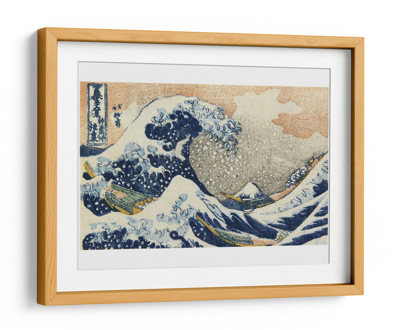 Bajo la Ola de Kanagawa (1830 1833) - Katsushika Hokusai | Cuadro decorativo de Canvas Lab