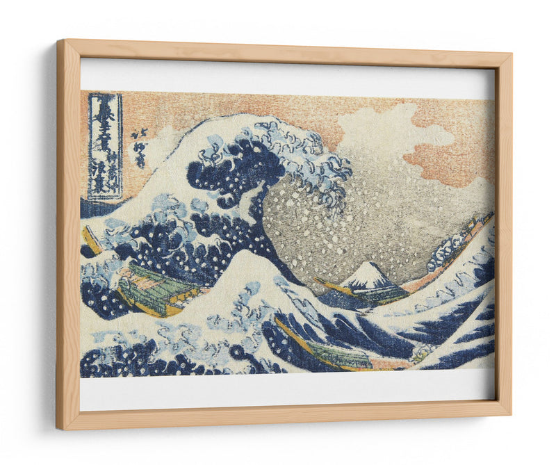 Bajo la Ola de Kanagawa (1830 1833) - Katsushika Hokusai | Cuadro decorativo de Canvas Lab