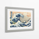 Bajo la Ola de Kanagawa (1830 1833) - Katsushika Hokusai | Cuadro decorativo de Canvas Lab