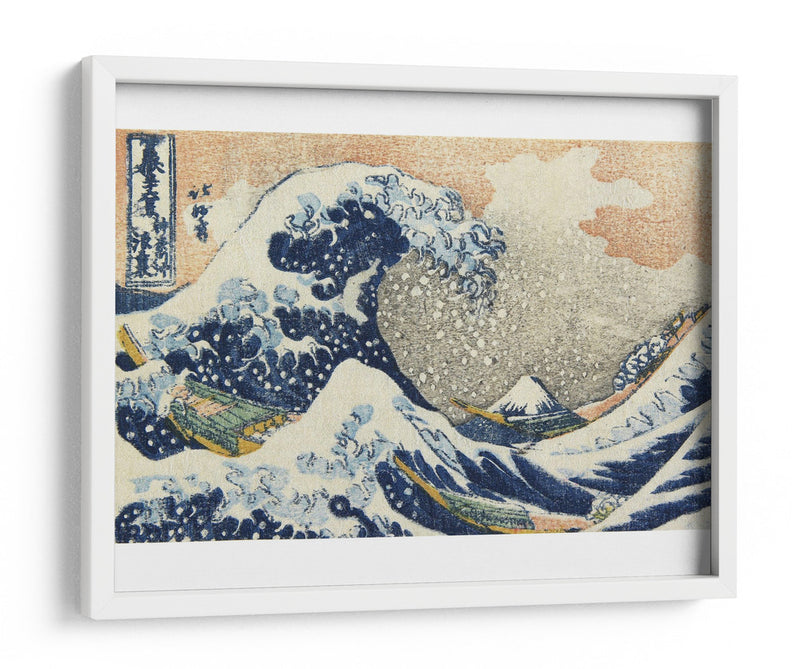 Bajo la Ola de Kanagawa (1830 1833) - Katsushika Hokusai | Cuadro decorativo de Canvas Lab