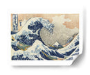Bajo la Ola de Kanagawa (1830 1833) - Katsushika Hokusai | Cuadro decorativo de Canvas Lab