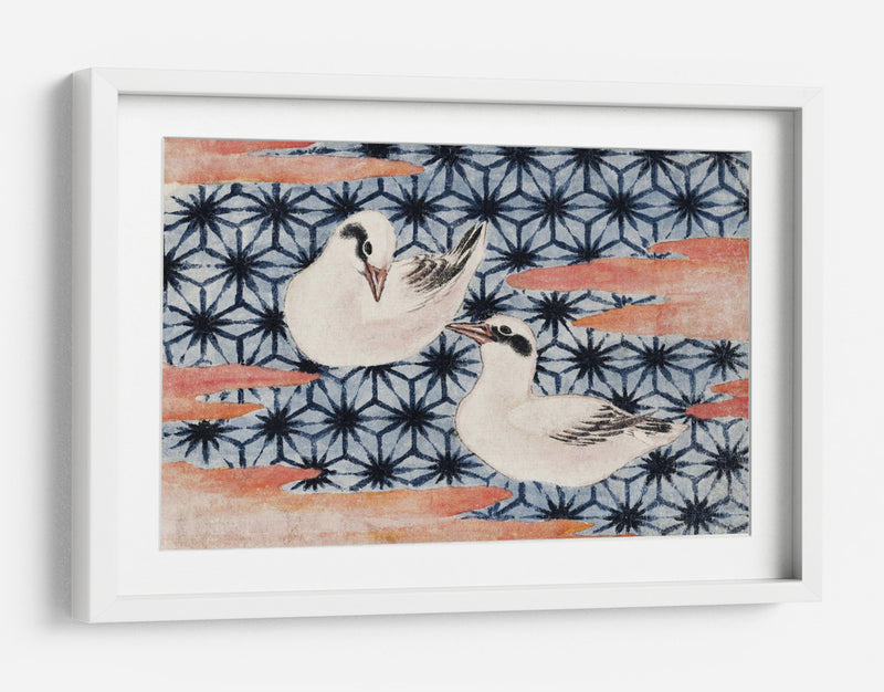 Aves, de Álbum de Bocetos (1814) - Katsushika Hokusai | Cuadro decorativo de Canvas Lab