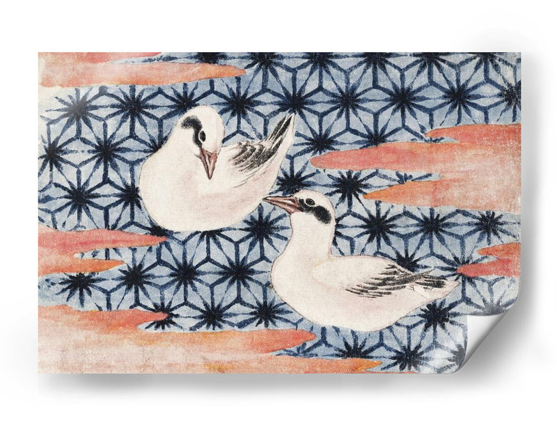 Aves, de Álbum de Bocetos (1814) - Katsushika Hokusai | Cuadro decorativo de Canvas Lab