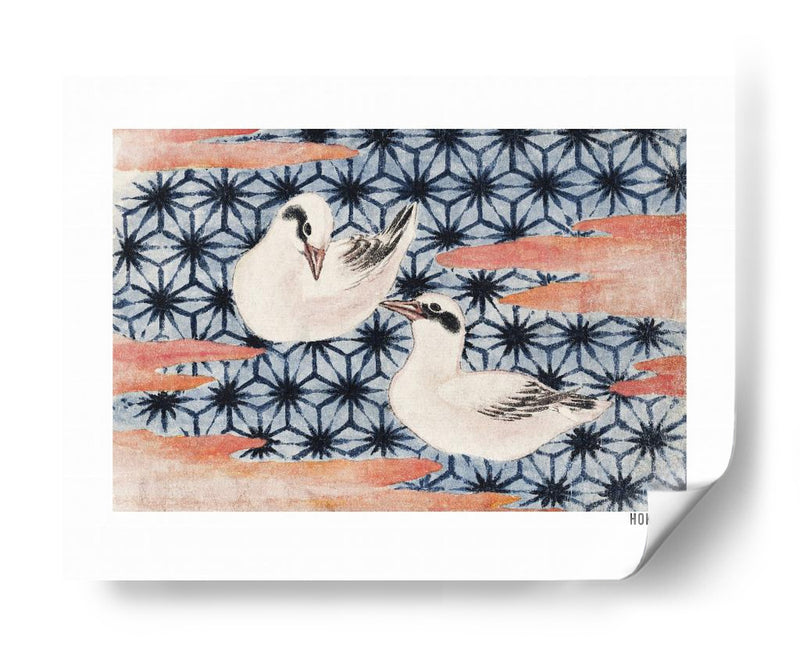 Pájaros de Álbum de Bocetos (1814) - Katsushika Hokusai | Cuadro decorativo de Canvas Lab