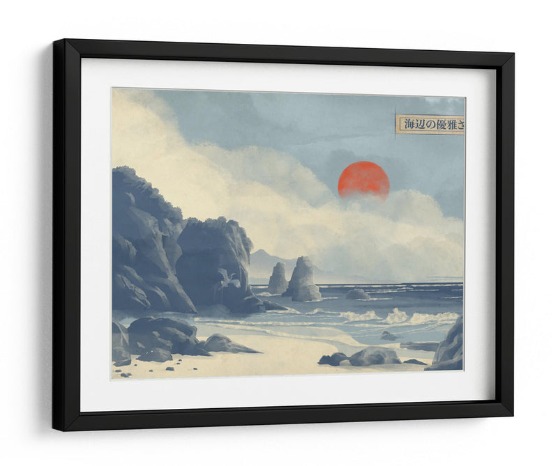 Elegancia en la Orilla - Fadil Roze | Cuadro decorativo de Canvas Lab