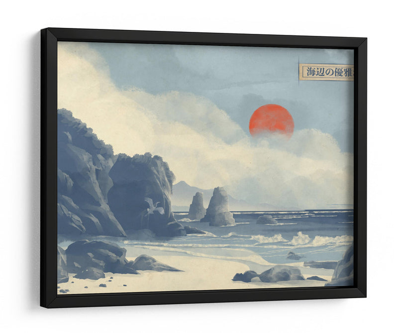 Elegancia en la Orilla - Fadil Roze | Cuadro decorativo de Canvas Lab