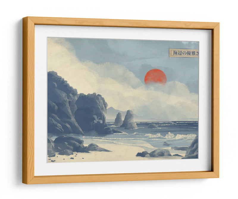 Elegancia en la Orilla - Fadil Roze | Cuadro decorativo de Canvas Lab