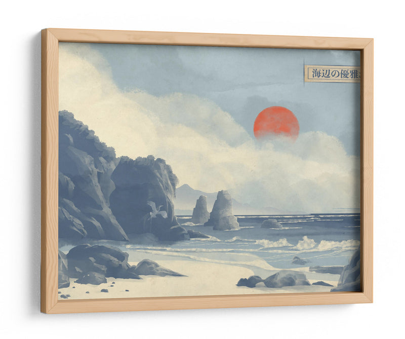 Elegancia en la Orilla - Fadil Roze | Cuadro decorativo de Canvas Lab